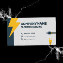 Search for lightning business cards Contractor