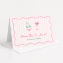 Search for bachelorette thank you cards Pink and green