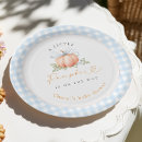 Search for green plaid pattern plates Baby boy shower