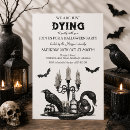 Search for spooky halloween invitations Raven
