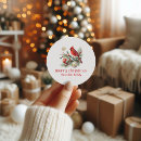 Search for red cardinal stickers Festive
