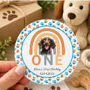 Search for dogs birthday stickers For kids