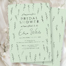 Search for delicate bridal shower invitations Modern