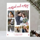 Search for merry and married christmas cards Hand lettered