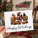 Search for funny chicken christmas cards Rustic