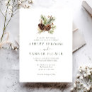 Search for pine cones wedding invitations Berries