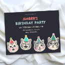 Search for cool cats invitations Cute