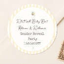 Search for baby reveal party stickers Modern gender reveal