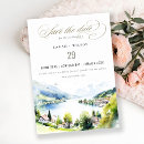 Search for mountain landscape save the dates Simple minimal