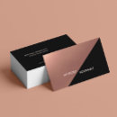 Search for copper and black business cards Modern