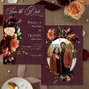 Search for burgundy wedding save the dates Elegant