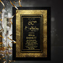 Search for stylish 60th birthday invitations Gold