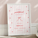 Search for pink baby shower welcome signs posters Coquette