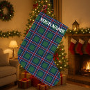 Search for plaid tartan christmas stockings Traditional