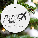 Search for she said yes christmas tree decorations Modern