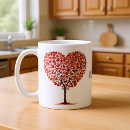 Search for heart tree mugs Tree of hearts