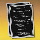 Search for silver retirement invitations Elegant retirement party