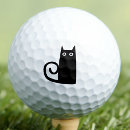 Search for good luck golf balls Black cat