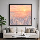 Search for watercolor forest posters Winter