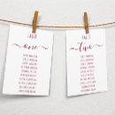 Search for burgundy wedding seating charts White