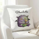 Search for purple and green cushions For kids