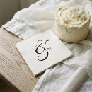 Search for classic wedding napkins Ampersand