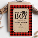 Search for lumberjack baby shower invitations Adventure