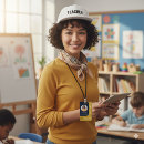 Search for teacher id badges Qr code