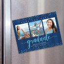 Search for graduation save the date magnets High school or college