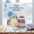Search for happy groundhog cards Wildlife