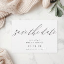 Search for non photo wedding save the dates Black and white