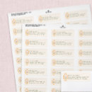 Search for orange flower return address labels Pink