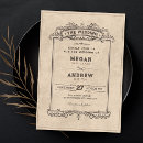 Search for victorian gothic wedding invitations Vintage