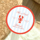Search for blue lobster stickers Red