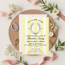 Search for derby shower invitations Elegant