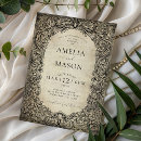 Search for fairytale wedding invitations Victorian