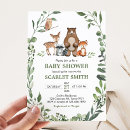 Search for woodland animal baby shower invitations Animals
