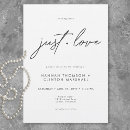 Search for nothing fancy just love wedding invitations Elegant