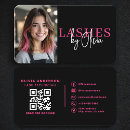 Search for hot pink and black business cards Customer