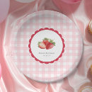 Search for pink gingham plates Garden