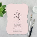 Search for die cut baby shower invitations Typography
