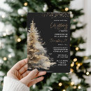 Search for gold christmas invitations Modern christmas design
