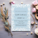 Search for snowflake sweet 16 invitations Frost