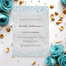Search for winter wonderland quince invitations Blue