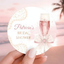 Search for champagne glasses party stickers Bride