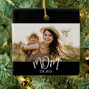 Search for mum christmas tree decorations Black white