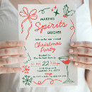 Search for making spirits bright invitations Hand drawn
