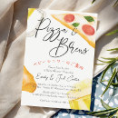 Search for pizza and brew invitations Watercolor