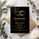 Search for venetian mask cards invites Black