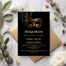 Search for mardi gras quinceanera invitations Gold